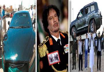 gaddafi s car collection watch in pics