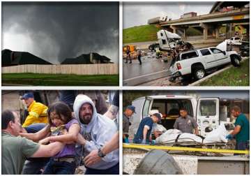 watch in pics the devastation caused by massive tornado in oklahoma