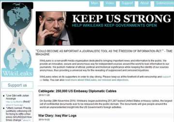 wikileaks site comes under attack