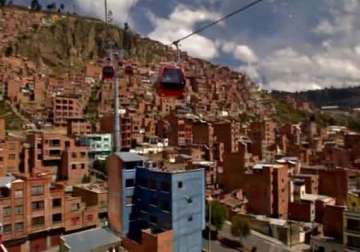 world s highest cable car system opens in bolivia