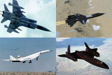 world s ten fastest jet aircrafts