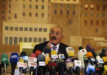 yemen president saleh says he plans a stay in us