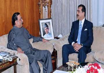 with rumours rife gilani meets zardari