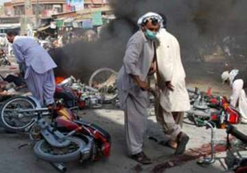 6 killed in blast at political rally in northwest pakistan