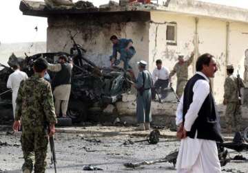11 killed in suicide bomb blast in afghanistan