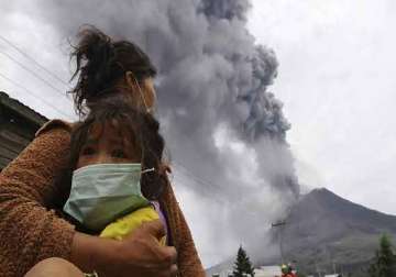 20 000 evacuated as volcano erupts in indonesia