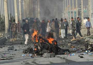 8 killed in afghan suicide bomb attack