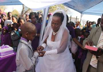 9 year old boy marries 62 year old woman in south africa