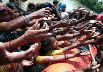 483 people rescued from flooded areas in north india ndrf