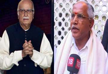 advani says party had cautioned yeddyurappa
