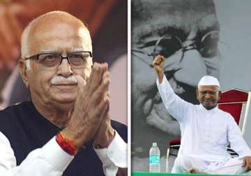 advani s yatra gimmick says anna hazare