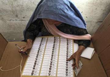 afghan polls turnout resounding rejection of terrorist designs india