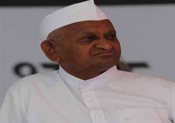 anna hazare demands permission for legal action against suresh jain