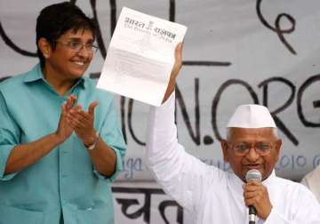 anna team s draft represents aspirations of large section bedi