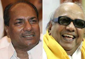 antony meets karunanidhi to discuss presidential poll kalam not averse to another term