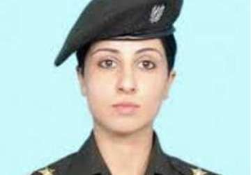 army appoints first woman adc to a commander