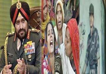 army chief visits martyr s family says pak soldier may have been killed in retaliatory firing