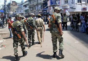 army stages flag marches in assam 1 killed in violence