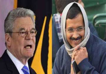 arvind kejriwal to meet german president on thursday