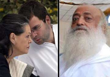 asaram bapu indirectly alleges i am being targeted by sonia gandhi and her son