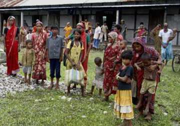 assam govt yet to provide food water to 1 lakh refugees in camps