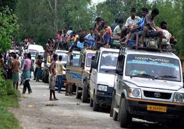 assam limps back to normal 8 186 leave camps