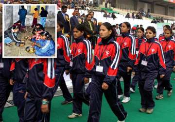 athletes at national school games sleep on schoolroom floors in biting cold in ludhiana