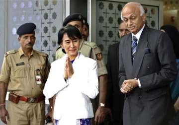 aung san suu kyi comes to india after 40 years