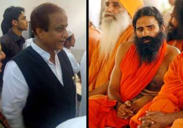 azam khan lashes out at ramdev for armed brigade threat