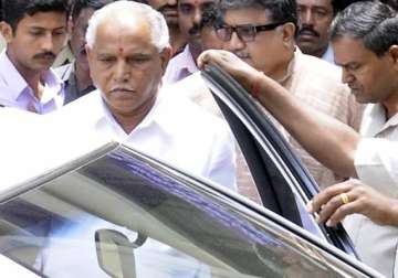 bjp in absolute bind over reinstatement of yeddy as cm