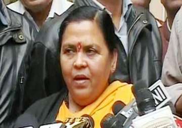 bjp will construct ram temple if voted to power says uma