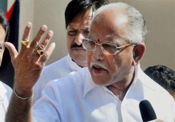 yeddyurappa fields rebel candidate in rs poll from karnataka