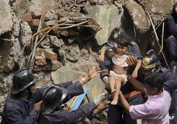 baby pulled alive hours after mumbai building collapse