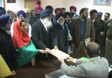 badal files nomination says fight will be tough