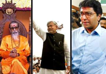 bal thackeray praises nitish ridicules raj