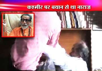 bal thackeray says prashant bhushan paid price for his stand on kashmir