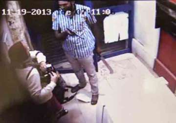 bangalore atm attack cctv footage shows how another woman escape the attack