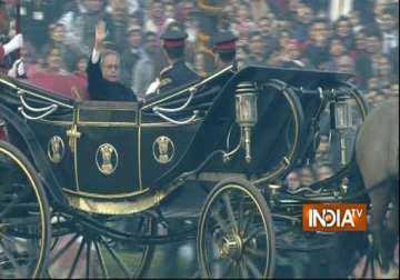 beating the retreat marks end of republic day celebrations