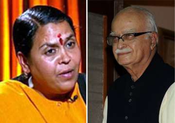 bharti roots for advani as bjp s pm candidate