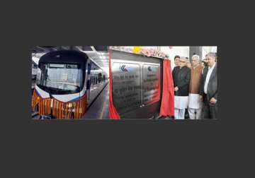 bhupinder singh hooda lays foundation of metro rail extension to ballabhgarh