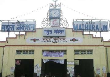 bomb scare at mathura station after unclaimed suitcase found