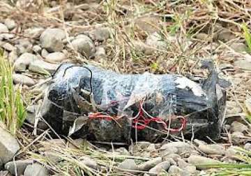 bomb to attack security personnel recovered in manipur