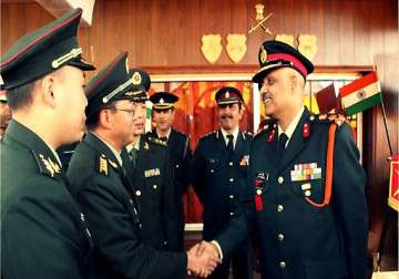 border personnel meeting between india china