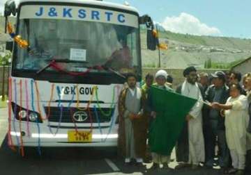 bus service from kargil to jammu started by j k govt