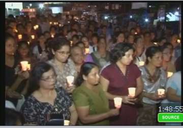 candlelight vigil for indian nurse who died in london