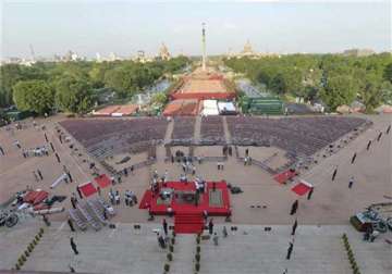 carnival atmosphere at modi s swearing in