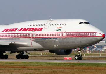 catering vehicle hits wing of air india plane in chennai