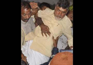 chandrababu naidu forcibly taken to hospital refuses iv drip