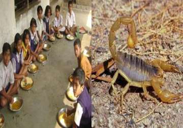 chhattisgarh dead scorpion found in midday meal 18 students taken ill