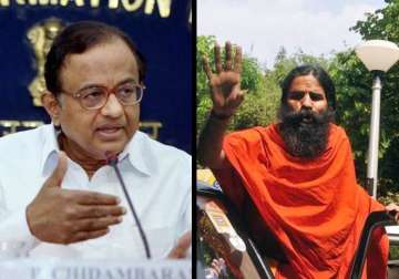 chidambaram warns ramdev on armed cadre threat